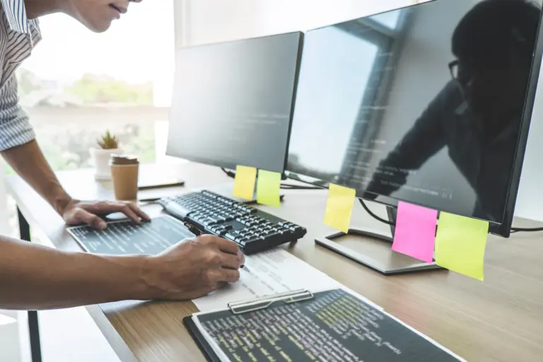 professional-programmer-working